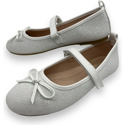 Dievčenské baleríny 09 biela