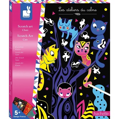 Janod Скреч карти Janod - Котки (J07894)