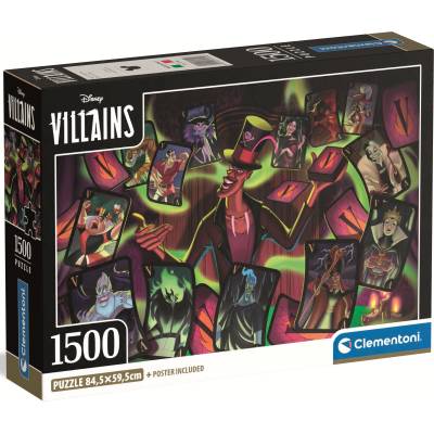 Clementoni Пъзел Clementoni от 1500 части - Злодеите на Дисни (31744)