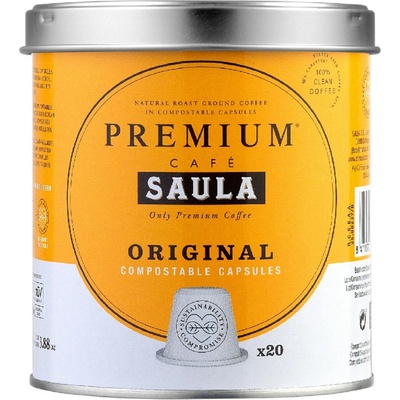 Café Saula Káva Premium Original kapsle typ Nespresso 20 ks