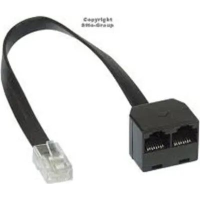 Roline Adapter ISDN/2xRJ45, cable, Roline 12.01. 0580