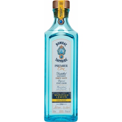 Bombay Sapphire Premier Cru Murcian Lemon 47% 0,7 l (holá láhev)