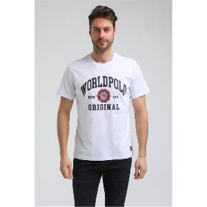 New World Polo Мъжка тениска 23ssm20306 - Бяла #371473 (371473_Бяло)