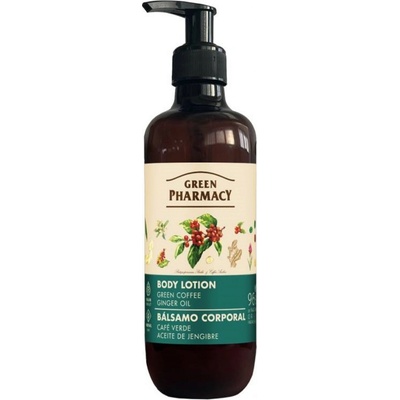 Green Pharm Telové mlieko so zelenou kávou a zázvorom 400 ml