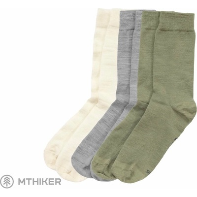 Devold DAILY MERINO LIGHT 3 páry fog mix