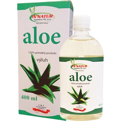 Aloe Vera výluh 100% prírodný produkt 400 ml
