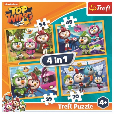 Trefl Top Wing 4v1 35,48,54,70 dílků