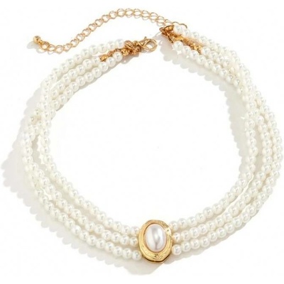 Prosperk Náhrdelník choker perličkový S2828