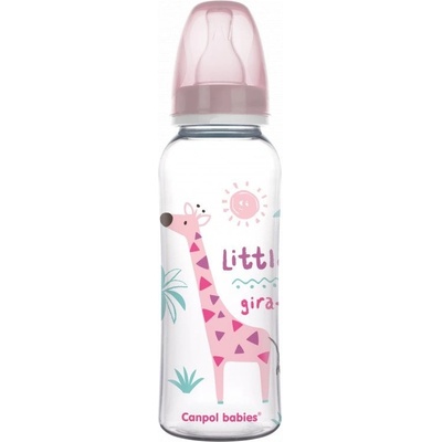 Canpol babies fľaša s potlačou Afrika Pink 2021 250 ml