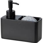 WENKO 55076100 - Дозатор за течен сапун BLACK OUTDOOR KITCHEN 14, 5x14, 3 cm черен (WE0553)