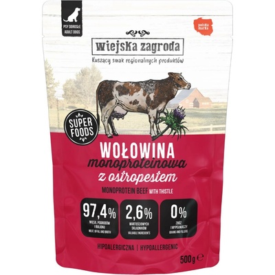 Wiejska zagroda Monoprotein Beef 500 g