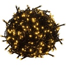 VOLTRONIC® 59741 Vianočné LED osvetlenie 10 m - teple biela 100 LED + ovládač - zelený kábel