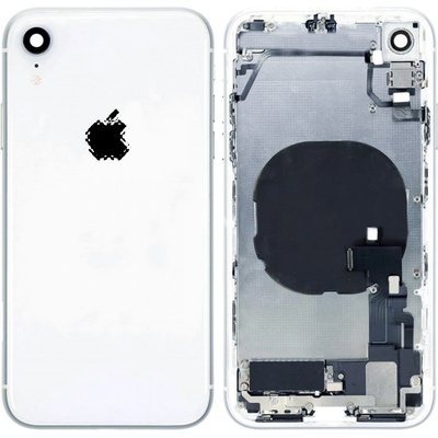 Kryt Apple iPhone XR zadní Housing s Malými Díly bílý