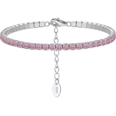 Majya Strieborný tenisový náramok MABEL 16 cm 3 mm 11226