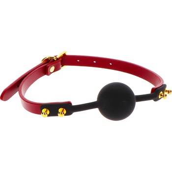 Image 1 of Taboom Bondage in Luxury Silicone Ball Gag Red