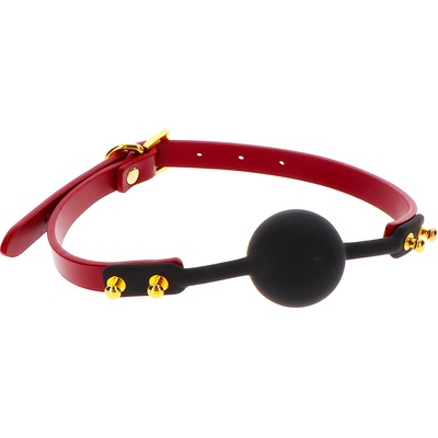 Taboom Bondage in Luxury Silicone Ball Gag Red