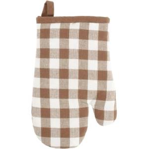 Tiseco Home Studio Памучена кухненска ръкавица Gingham - Tiseco Home Studio (9683COGNAC)