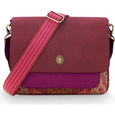 PIP Studio kabelka Cross Body s klopou Fenna Jabali střední červená 25 x 7 x 20cm 51.273.446