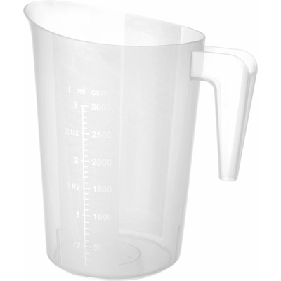 Stohovatelná polypropylenová odměrka, HENDI, 3L, ø181x(H)233mm