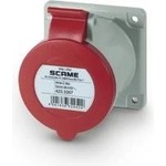 SCAME Промишлен контакт 3P+N+Е 32A 346-415V IP54 ПРАВ серия Optima панелен монтаж 75х75мм - 423.3267 (423.3267)