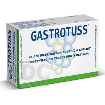 Gastrotuss tabliety žuvacie antirefluxné 30 ks