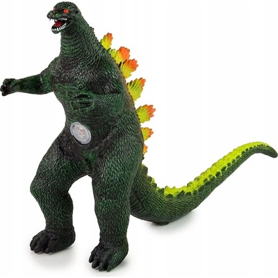 mamido Veľká postava Godzilla šedá dinosaurus zvuk 42cm