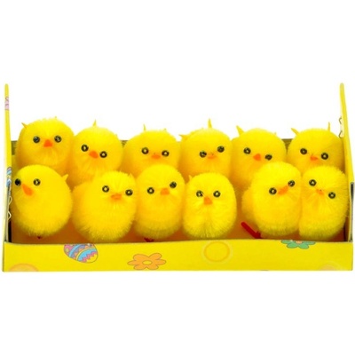 Velikonoční kuřátka v setu 12ks, 3cm – Zbozi.Blesk.cz