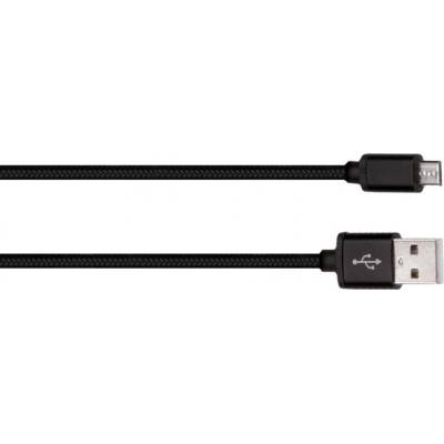 Solight SSC1401 USB, USB 2.0 A konektor - USB B micro konektor, blistr, 1m
