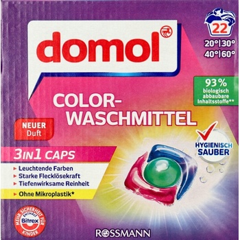 Domol Color 3v1 kapsule na pranie 22 PD