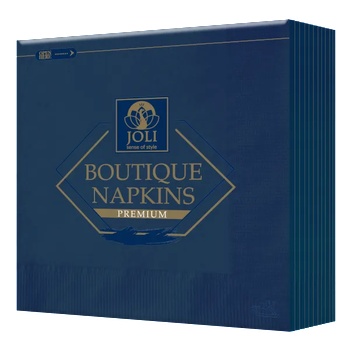 Image 1 of Луксозни салфетки серия Boutique Premium Napkins-черно 40бр (Jo77-55)