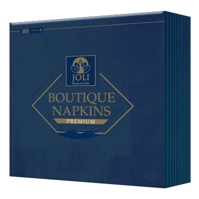 Луксозни салфетки серия Boutique Premium Napkins-черно (Jo77-55)