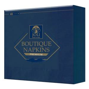  Луксозни салфетки серия Boutique Premium Napkins-черно 40бр (Jo77-55)