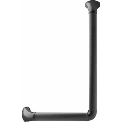 SecuCare Ръкохватка за баня и тоалетна за стационарен монтаж елегантна Black Line 30 + 60 см ъгъл 90° (8010.109.20)