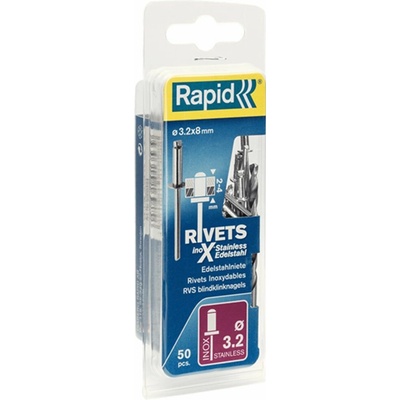 Rapid Slepý nýt, délka: 8 mm, ø 3,2 mm, 50 ks 5000393