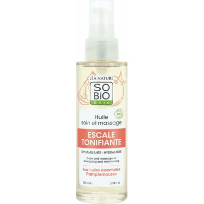 SO’BiO étic Olej tělový masážní s citrusy BIO (100 ml)