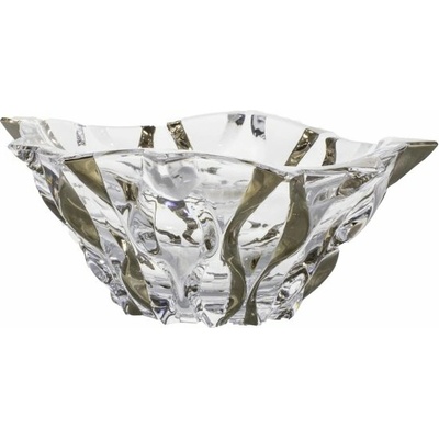 Bohemia Treasury Křišťálová mísa SAMBA Rhapsody-Platin 21 cm