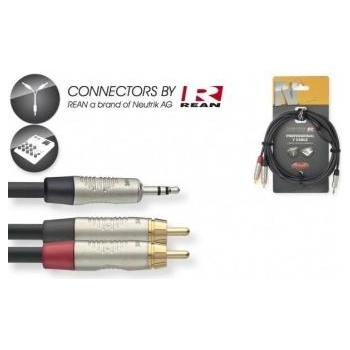 Stagg Кабел аудио 6м stagg - Модел nyc6/mps2cmr