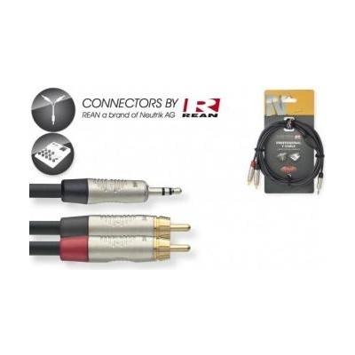 Stagg Кабел аудио 6м stagg - Модел nyc6/mps2cmr