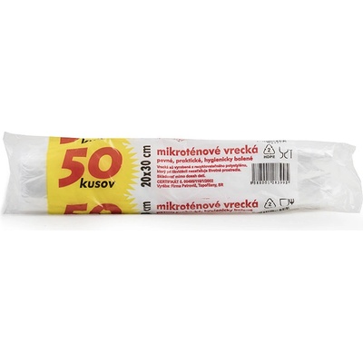 Sacok mikroten 20x30cm / rol 50ks/