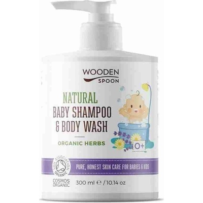WoodenSpoon Děts.sprch.gel/šampon 2v1 byliny 300 ml