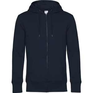 B&C Collection B&c king zipped hood / Мъжка блуза с цип - тъмносиня s (01u03k00301)