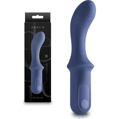 Извит G-spot вибратор, компактен, 16, 5см. - Desire Fortuna Cobalt (NSTOYS1130)