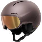 Alpina Ски каска Alpina Vizzard Q S2 Mips Ski helmet - Old Rose Matt / Gold - размер 52-56 cm (418-1504-0311)