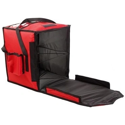 Taška na 8 pizz červená bez rámu a vyhřívání 35 x 35 cm BAG_T8SBRBVR
