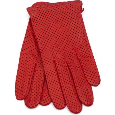 Carlsbad Hat Krátké perforované rukavice s malým rozparkem pro dámy