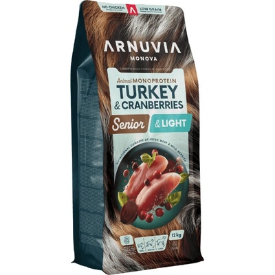 Arnuvia Monova Dog Senior & Light Turkey & Cranberries 12 kg