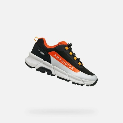 GEOX Черни детски кецове Geox Flexyper Plus B ABX Geox | Cheren | Момчешки | 33