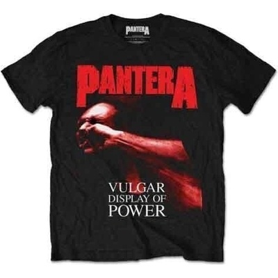 Pantera tričko Red Vulgar Black