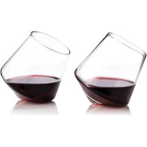 TRUEBRANDS Viski Кристални въртящи/аераторни чаши за вино rolling 2 бр. - 350 мл (viski-3720)