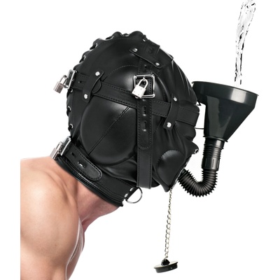 Master Series Degraded Sensory Deprivation Hood with Funnel Black